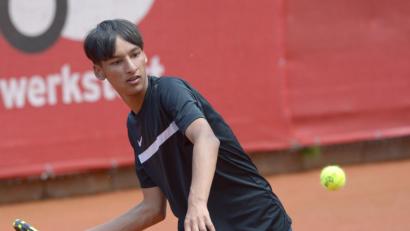 Bild: ref
Tristan Neumann (Bild) schlug in der ersten Runde am Freitag Igor Mirkov vom ATV Frankonia Nürnberg im Match-Tiebreak.