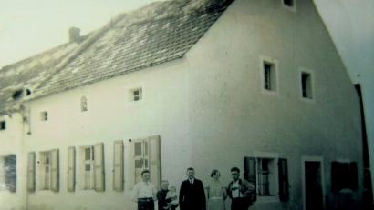 Bild: sh
Historische Aufnahme des Geburtshauses von Jakob Eckert in der heutigen Bachgasse in Schnaittenbach.