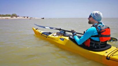 Repro: nm
Die letzte Donau-Sandbank. Danach kommt mit dem Schwarzen Meer nur noch eine schier endlose Weite.