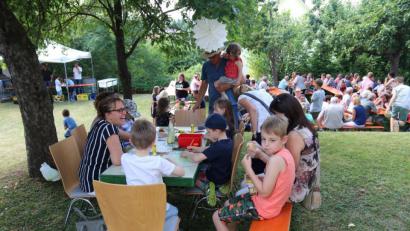 Bild: ral
Die Eltern-Kind-Gruppe bot wieder einiges an Unterhaltung für die jüngsten Besucher.