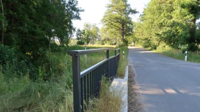 Bild: bsc
Nicht den Geschmack aller Bürger trifft das Geländer auf der neuen Brücke über den Steinwaldbach. Im Rahmen der Gewährleistung erfolgt demnächst eine kostenfreie Nachbesserung.