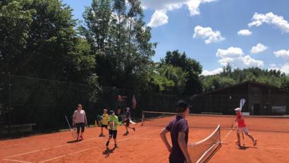 Bild: exb
Taktik- und Motoriktraining prägten das Tenniscamp des TC Waldershof.