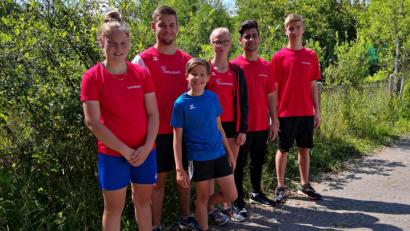 Bild: jma
Die Eschenbacher Leichtathleten starteten beim Werfertag in Ochenbruck. Von links: Milena Gebhard, Paul Pöllmann, Lukas Wiedemann, Ronja Melzner, Adrian Sefa und Tim Reindl.