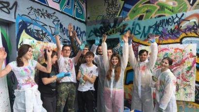 Bild: exb
Das Kreativprojekt begeistert die Schüler.