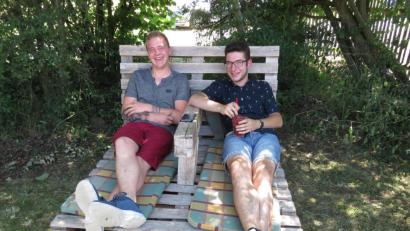 Bild: ubb
Bei der Hitze ist es am Besten, man macht es sich gemütlich an einm schattigen Plätzchen.