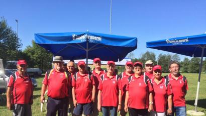 Bild: jzk
Mit drei Mannschaften tritt der Ausrichter VSV Kemnath bei den Bezirksmeisterschaften in Petanque Triplette an. Dabei belegt das zweite Team den zweiten Platz.