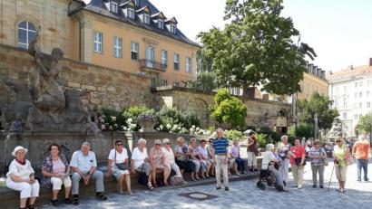 Bild: exb
Die Mitterteicher Senioren bei ihrem Ausflug nach Bayreuth.