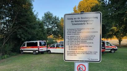 Bild: Alexander Auer
Unfall am Schwetzendorfer Weiher.
