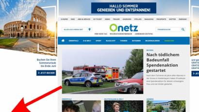 Bild: tow
Das Glocken-Symbol befindet sich links unten.
