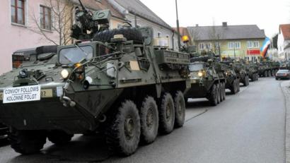 Bild: Stephan Huber
Eine Stryker-Kampftruppe als Partner, geht das? Der Hirschauer Stadtrat diskutiert diese Frage bei seiner Sitzung kontrovers und vertagt das Thema schließlich.