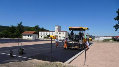 Bild: hm
Auf Hochdruck laufen die Arbeiten zur Neugestaltung und Erweiterung des Recyclinghofes