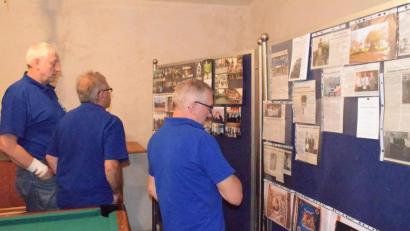 Bild: wku
Die gut gemachte Ausstellung über die Geschichte des Soldaten- und Kameradschaftsvereins fand großen Anklang