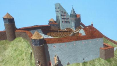 Repro: Dobmeier
So soll die Burg Waldeck um 1660 laut einer digitalen Rekonstruktion von Bernhard Weigl ausgesehen haben.