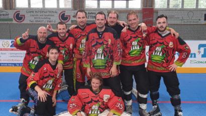 Bild: ian
Die Pleystein Piranhas sind einmal mehr Meister der Inlinehockey-Landesliga Nord.