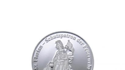 Bild: exb
Der Heilige Florian wird immer mit einem Krug oder einem Eimer mit Löschwasser dargestellt.