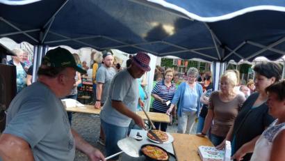 Bild: hme
Die Pizzabäcker werden auch in diesem Jahr ins Schwitzen kommen