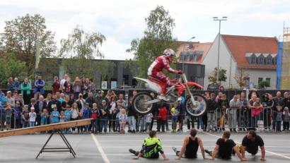 Bild: kro
Waghalsige und spektakuläre Sprünge waren zu sehen.