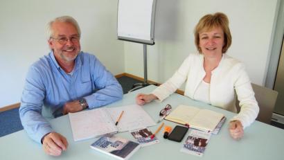 Bild: Bühner
Panelleiter OTH-Professor Beer und OTH-Vizepräsidentin Christiane Hellbach.