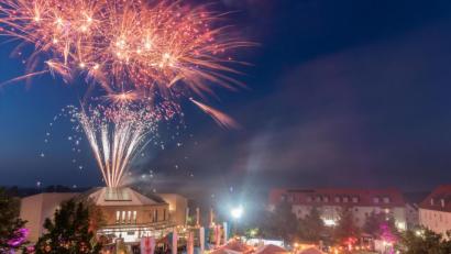 Bild: dtr
Weithin sichtbar war das Feuerwerk, das am Sonntag das Bürgerfest in Wiesau krönte.