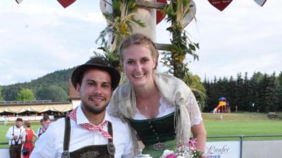 Bild: wku
Das Oberkirwapaar Johannes Fried und Tanja Ehras.