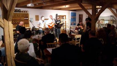 Bild: hev
"Jam-Session" im Saal des Taubnschusterhauses.