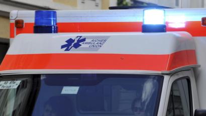 Bild: Frank Leonhardt
Ein Krankenwagen der Aicher Ambulanz.