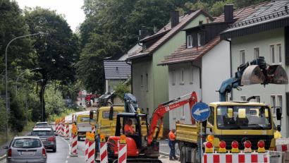 Bild: Wolfgang Steinbacher
Die Baustelle in der Bayreuther Straße ärgert viele Autofahrer. Einige von ihnen fahren hier auch entgegen der erlaubten Fahrtrichtung, wie die Polizei feststellen muss.