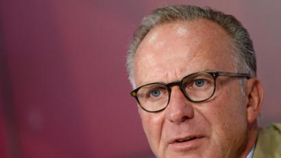 Bild: Andreas Gebert
Karl-Heinz Rummenigge, Vorstandsvorsitzender des Fußball-Bundesligisten FC Bayern München. Foto: Andreas Gebert/Archivbild