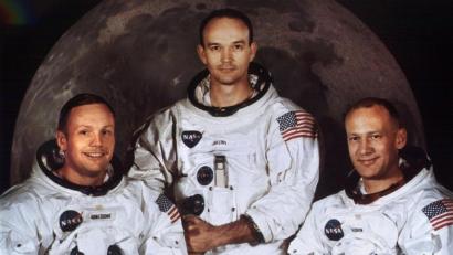 Bild: -
Die Astronauten Neil Armstrong (l-r), Michael Collins und Edwin „Buzz“ Aldrin im Jahr 1969. Foto: Nasa