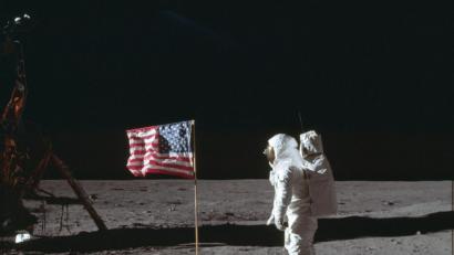 Bild: Neil Armstrong/NASA via AP
Buzz Aldrin Jr. auf dem Mond: Diese Bilder gingen am 21. Juli 1969 um die Welt.