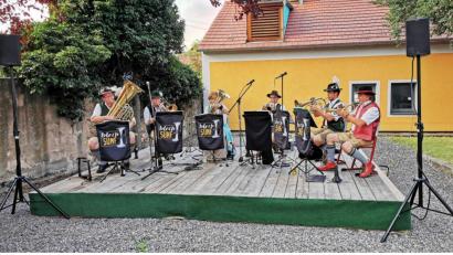 Bild: gz
Die Sechs von "Blech-5ÜNF" garantieren einen unterhaltsamen Abend.