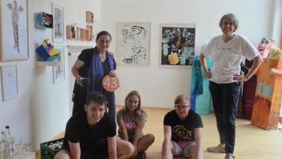 Bild: Kunz
Vernissage zur "Showtime VII" im Weidener Kunstbau.