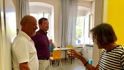 Bild: exb/Büro Uli Grötsch
MdB Uli Grötsch besucht Arbeitskreis Asyl Weiden