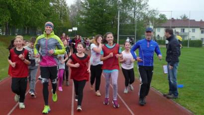 Bild: exb
Auch die Mittelschule Waldsassen nahm in diesem Schuljahr beim Projekt „Lauf dich fit“ teil.