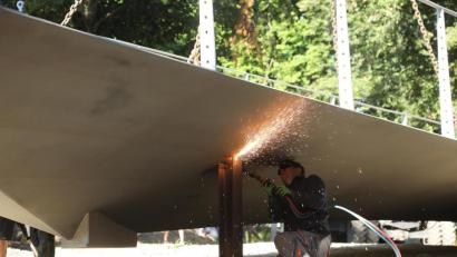 Bild: Wolfgang Steinbacher
Einhub Pioniersteg