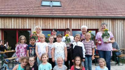 Bild: rgl
Beim Sommerfest der Martinsspatzen.