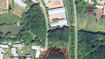 Bild: Stadt Sulzbach-Rosenberg
Rund fünf Hektar Fläche sollen hier aus BePo-Grund und Staatsforst zum Fahrübungsplatz werden.