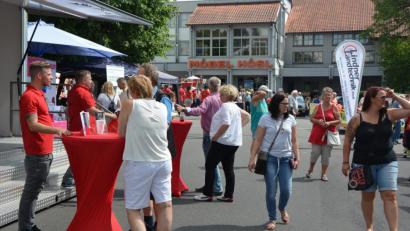 Bild: jr
Zum 7. Mal fand am Sonntag die Schönkircher Gewerbeschau statt.