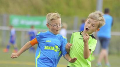 Bild: Ziegler
Auch wenn sie neun gegen neun spielen dürfen: Eins gegen eins geht immer noch.