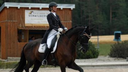 Bild: otr
Nicole Seitz vom veranstaltenden RC Münchsgrün peilt mit „Feriz“ wieder einen Heimsieg an.