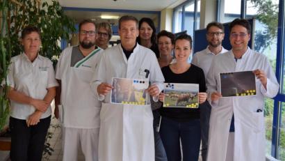 Bild: exb/Bernhard Krebs
Die Jury mit den drei erstplatzierten Fotos.