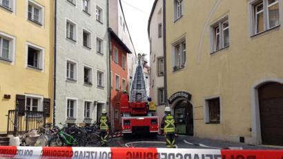 Bild: Alexander Auer
In der Regensburger Altstadt brannte es am Samstag erneut.