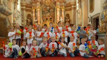 Bild: gbj
Und zum Abschluss gab es für alle Vorschulkinder schon lange vor dem ersten Schultag eine Schultüte.