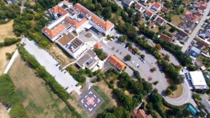 Bild: exb
Der neue Hubschrauberlandeplatz der Asklepios Klinik im Städtedreieck.