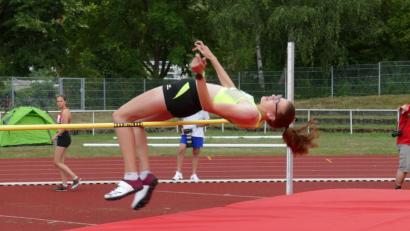 Bild: glg
Lena Dickert beim Hochsprung.