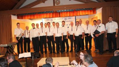 Bild: pi
Der Jubelchor "Sangeslust" präsentiert sich in Bestform.