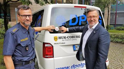 Bild: DPolG Bayern
Stefan Pfeiffer (links) und Rainer Nachtigall