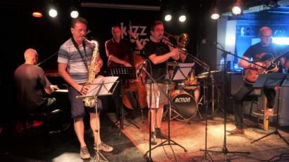 Bild: otj
Beim ersten Konzert zum Jazz-Seminar 2019 ist lockeres Jammen angesagt.