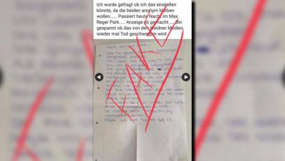 Screenshot: exb
Dieser gepostete Brief sorgte am Wochenende in den sozialen Medien für viel Aufregung. Doch der Inhalt ist „erstunken und erlogen“, stellt die Polizei Weiden fest.