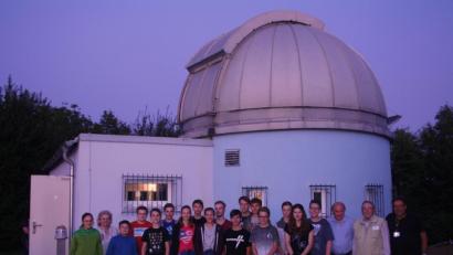 Bild: Stiftland-Gymnasium Tirschenreuth/exb
Besuch der Sternwarte Stiftland-Gymnasium